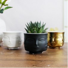 Creative Design Multi Face Planter Nordic Ceramic Decor 3D Flower Pot Decoration   283048271798